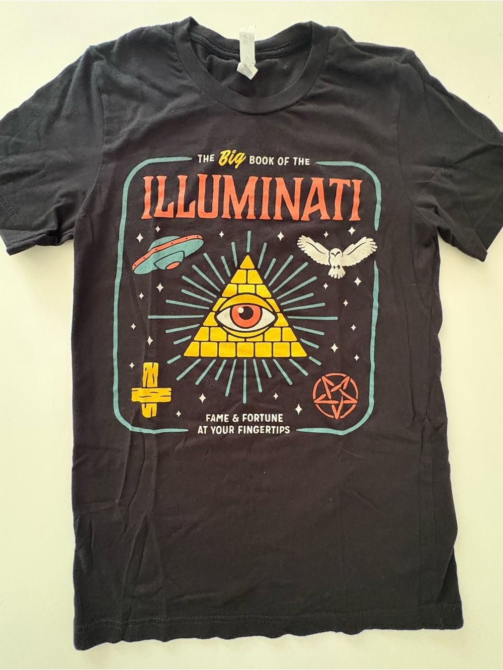 Wicked Clothes Illuminati Black Tee Shirt